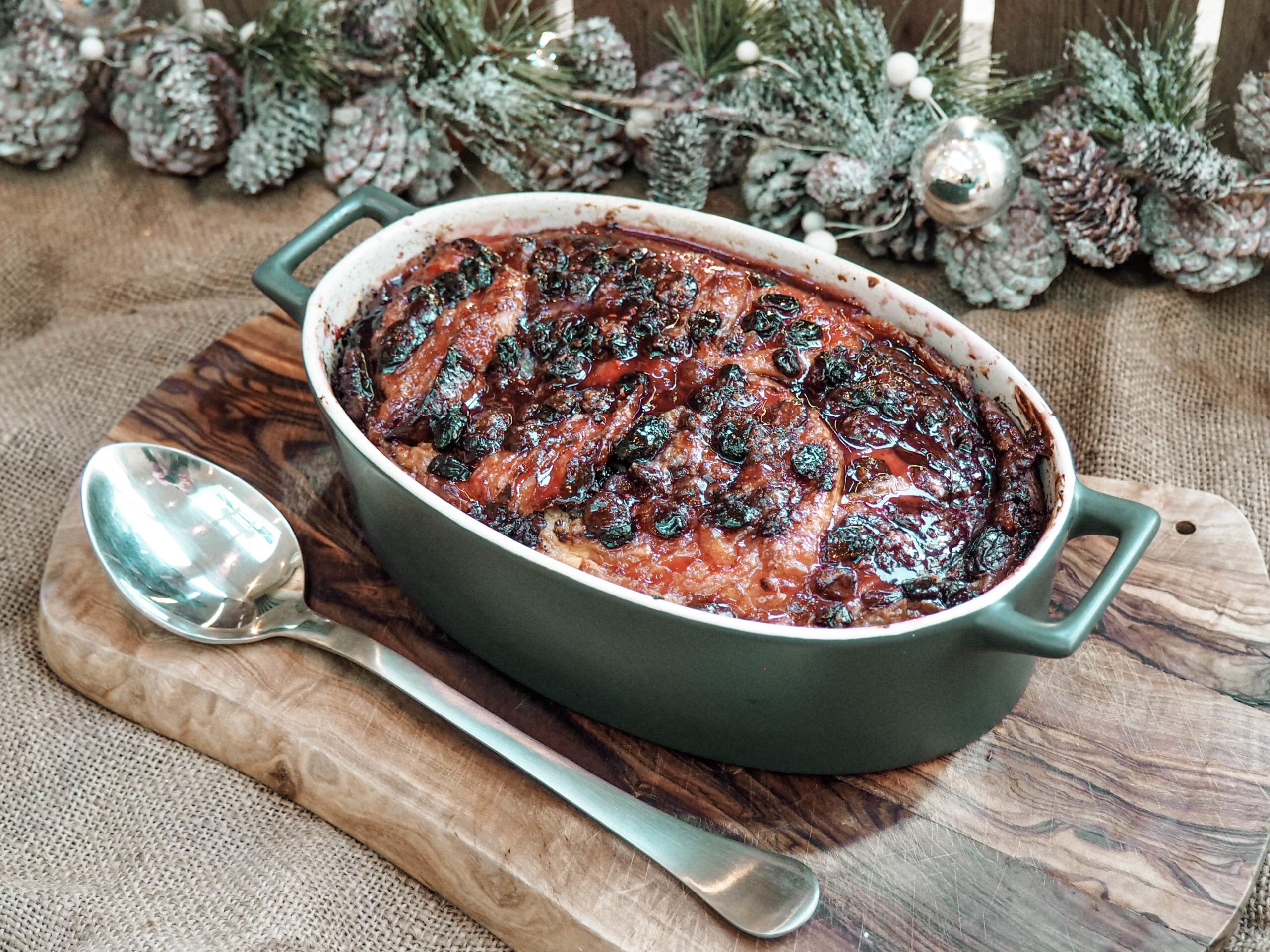 Chocolate Orange Croissant Bread and Butter Pudding TOUT'S