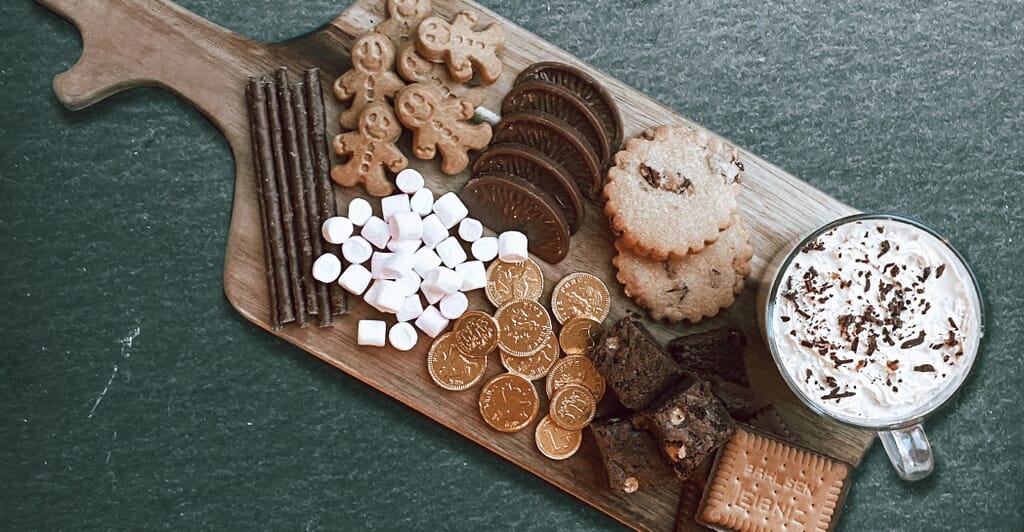 Hot Chocolate Charcuterie Share Board